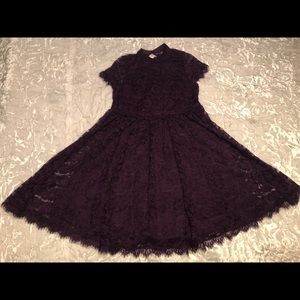 Torrid Purple Lace Cap sleeve dress NWT